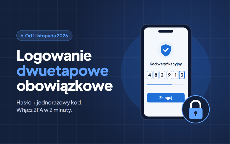 Od 1 listopada logowanie dwuetapowe w Mobilnym Pośredniku: dlaczego i jak się przygotować